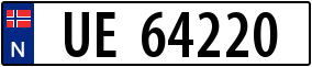 Truck License Plate